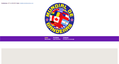 Desktop Screenshot of mundialdebanderas.com